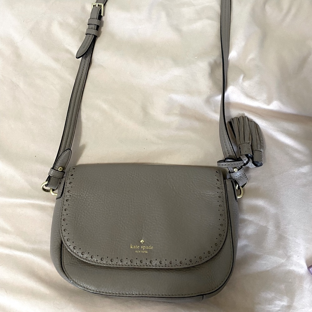 Kate Spade Crossbody Leather Purse with Tassel